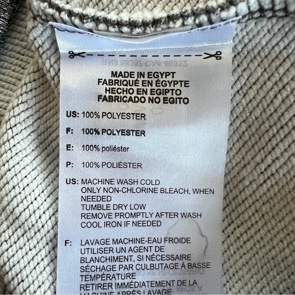 Adidas Mens Golf Quarter Zip Jacket Size L Grey White Athletic Performance - Picture 8 of 10